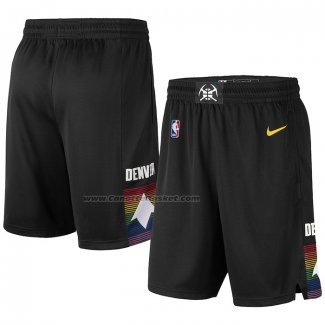 Pantaloncini Denver Nuggets Citta Edition 2019-20 Nero