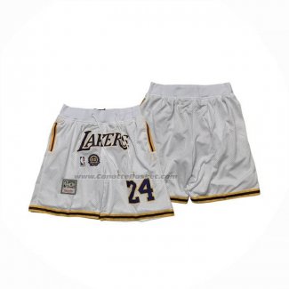Pantaloncini Los Angeles Lakers Mitchell & Ness Hardwood Classics Bianco