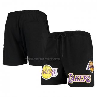 Pantaloncini Los Angeles Lakers Pro Standard Mesh Capsule Nero