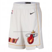 Pantaloncini Miami Heat Citta 2022-23 Bianco