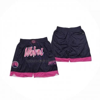 Pantaloncini Minnesota Timberwolves Citta 2025-26 Viola1