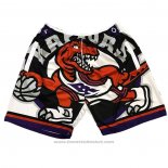 Pantaloncini Toronto Raptors Mitchell & Ness Big Face Bianco