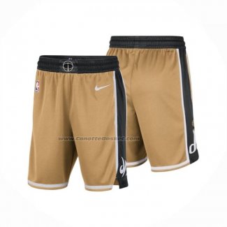Pantaloncini Washington Wizards Citta 2025-26 Oro