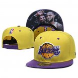 Cappellino Los Angeles Lakers Lebron James & Kobe Bryant 9FIFTY Snapback Amarill