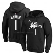 Felpa con Cappuccio Los Angeles Clippers James Harden Citta 2019-20 Nero