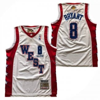 Maglia All Star 2004 Kobe Bryant No 8 Bianco