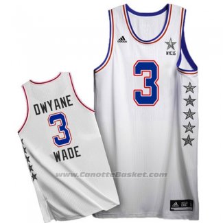 Maglia All Star 2015 Dwyane Wade #3 Bianco