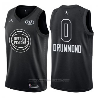 Maglia All Star 2018 Detroit Pistons Andre Drummond #0 Nero