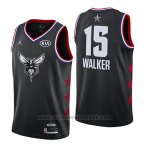 Maglia All Star 2019 Charlotte Hornets Kemba Walker #15 Nero