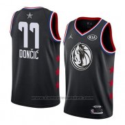 Maglia All Star 2019 Dallas Mavericks Luka Doncic #77 Nero