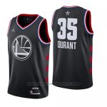 Maglia All Star 2019 Golden State Warriors Kevin Durant #35 Nero