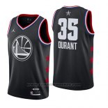 Maglia All Star 2019 Golden State Warriors Kevin Durant #35 Nero