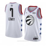 Maglia All Star 2019 Toronto Raptors Kyle Lowry #1 Bianco