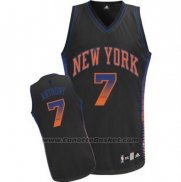 Maglia Ambiente New York Knicks Carmelo Anthony #7 Nero