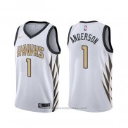 Maglia Atlanta Hawks Justin Anderson #1 Citta Bianco