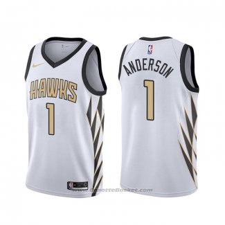 Maglia Atlanta Hawks Justin Anderson #1 Citta Bianco