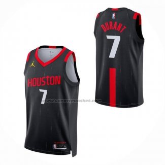 Maglia Bambino Houston Rockets Kevin Durant No 7 Statement 2026-27 Nero