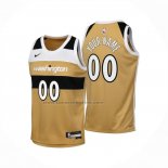 Maglia Bambino Washington Wizards Personalizzate Citta 2025-26 Giallo