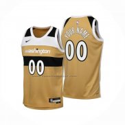 Maglia Bambino Washington Wizards Personalizzate Citta 2025-26 Giallo