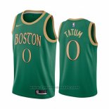 Maglia Boston Celtics Jayson Tatum #0 Citta Verde
