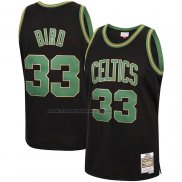 Maglia Boston Celtics Larry Bird NO 33 Mitchell & Ness 1985-86 Nero