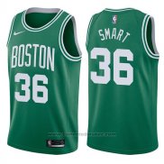 Maglia Boston Celtics Marcus Smart #36 Swingman Icon 2017-18 Verde
