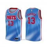 Maglia Brooklyn Nets James Harden #13 Classic 2020-21 Blu