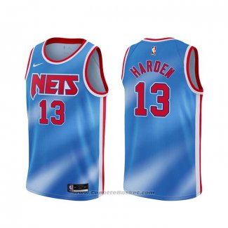 Maglia Brooklyn Nets James Harden #13 Classic 2020-21 Blu