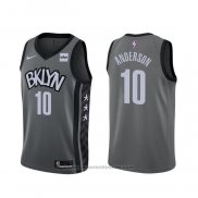 Maglia Brooklyn Nets Justin Anderson #10 Statement Grigio