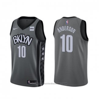 Maglia Brooklyn Nets Justin Anderson #10 Statement Grigio