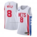 Maglia Brooklyn Nets Patty Mills #8 Classic 2022-23 Bianco