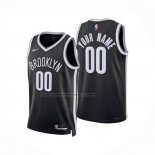 Maglia Brooklyn Nets Personalizzate Icon 2024-25 Nero