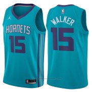 Maglia Charlotte Hornets Kemba Walker #15 Icon 2017-18 Verde