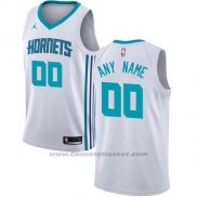 Maglia Charlotte Hornets Nike Personalizzate 17-18 Bianco