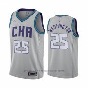 Maglia Charlotte Hornets P. J. Washington #25 Citta Edition Grigio