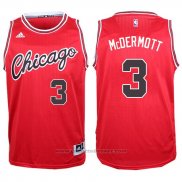 Maglia Chicago Bulls Doug McDermott #3 Retro Rosso