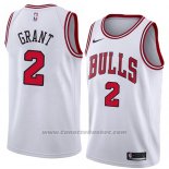 Maglia Chicago Bulls Jerian Grant #2 Association 2018 Bianco