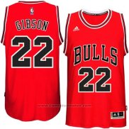 Maglia Chicago Bulls Taj Gibson #22 Rosso