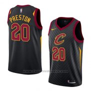 Maglia Cleveland Cavaliers Billy Preston #20 Statement 2018 Nero