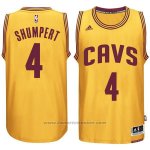Maglia Cleveland Cavaliers Iman Shumpert #4 2015 Giallo