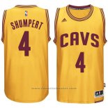 Maglia Cleveland Cavaliers Iman Shumpert #4 2015 Giallo