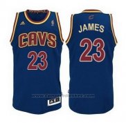 Maglia Cleveland Cavaliers LeBron James #23 Blu