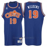 Maglia Cleveland Cavaliers Lenny Wilkens #19 Retro 2008 Blu