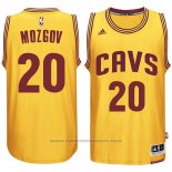 Maglia Cleveland Cavaliers Timofey Mozgov #20 2015 Giallo
