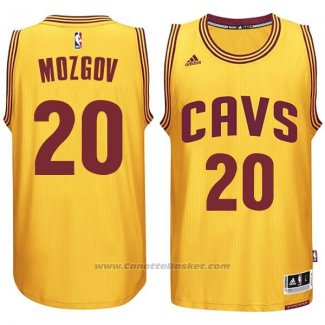 Maglia Cleveland Cavaliers Timofey Mozgov #20 2015 Giallo