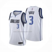 Maglia Dallas Mavericks Anthony Davis No 3 Association 2025-26 Bianco
