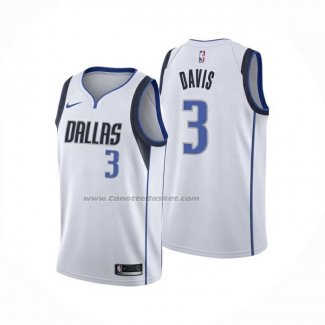 Maglia Dallas Mavericks Anthony Davis No 3 Association 2025-26 Bianco