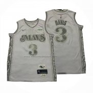 Maglia Dallas Mavericks Anthony Davis No 3 Citta 2024-25 Bianco