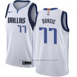 Maglia Dallas Mavericks Luka Doncic #77 Association 2018 Blu