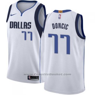 Maglia Dallas Mavericks Luka Doncic #77 Association 2018 Blu